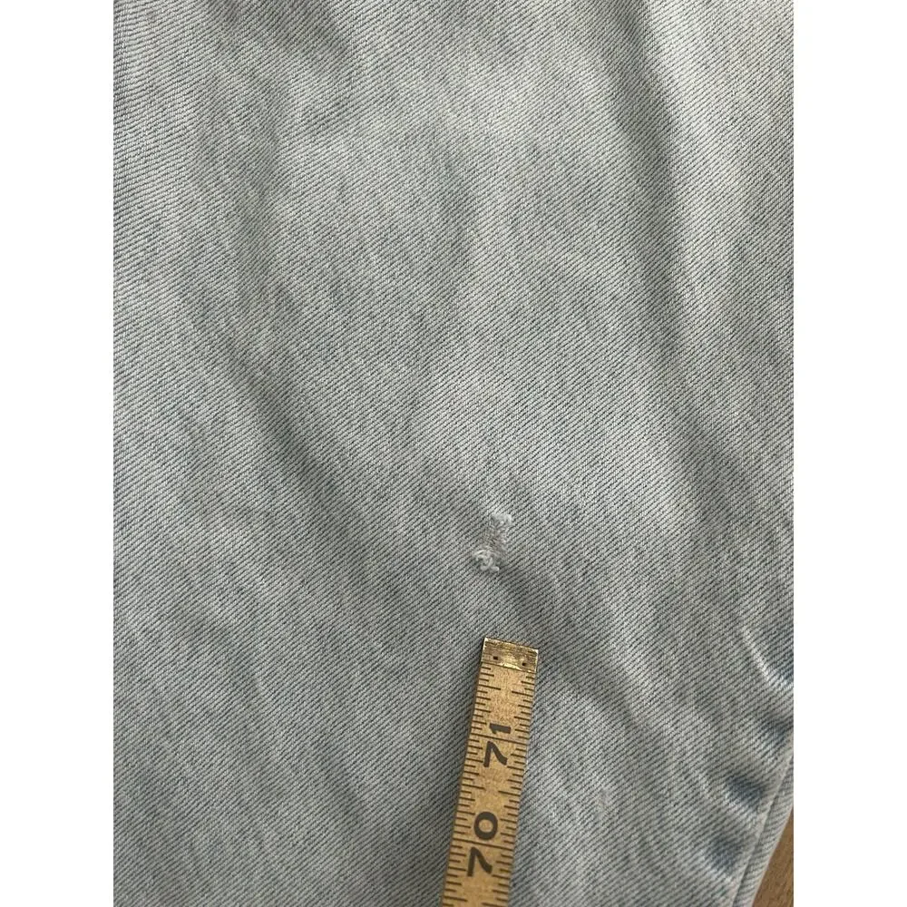 Vintage Guess Jeans W32 L32 Denim 90s Button Zip Relaxed Made USA